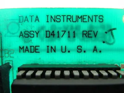 Data Instruments D41711 Rev. J Control Circuit Board For Repair