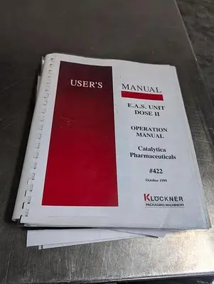 Klockner model EAS blister packager