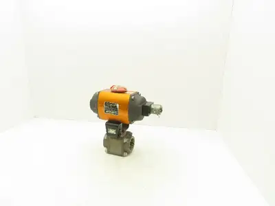 Worcester Controls 20-39SW 120A-R3 Pneumatic Actuator 2"NPT Stainless Ball Valve