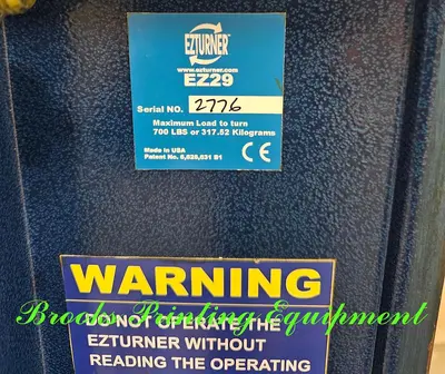 USED EZ TURNER 29
