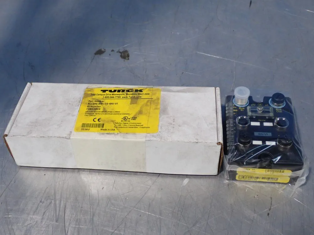 New | in-Stock TURCK BLCDN4M12S4AIVI PLC Input & Output Ohio US | HGR 24 #901195
