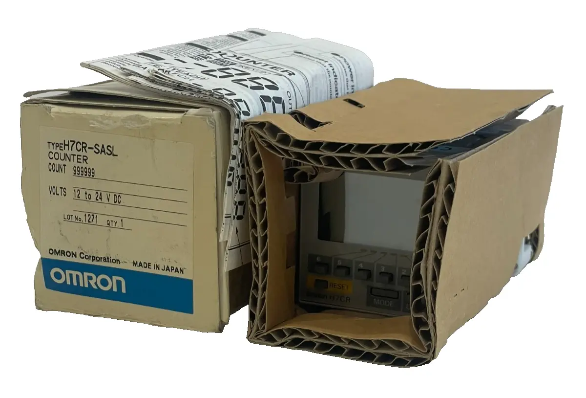 NEW OMRON H7CR-SASL COUNTER 12 TO 24 VDC H7CRSASL