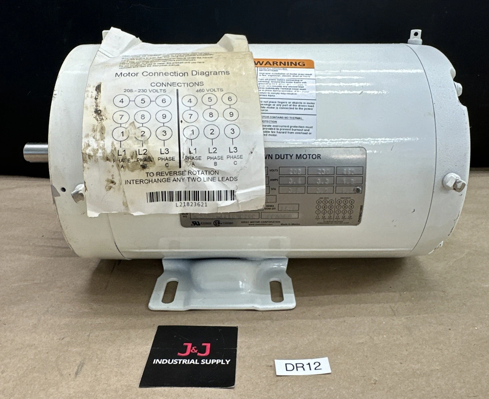 NEW US MOTORS WD1P2AC