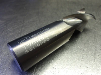 LMT Onsrud 1" 3 Flute Carbide CR Endmill 1" Shank .030" R WAM2641797 (LOC2753A)