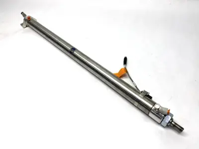 USED BIMBA PNEUMATIC CYLINDER 1-1/4" BORE 21" STROKE