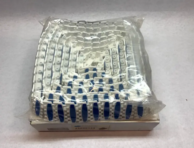 New | in-Stock Simplimatic Automation 83mm Finger Top Conveyor Chain, 5-Meters Conveyor Parts Michigan US | Maverick Industrial Sales #1395889