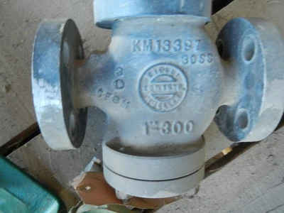 Kieley & Mueller 1" 300 Rating, 316 Stainless Flanged Control Va