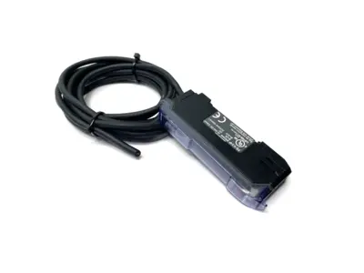 Used KEYENCE Digital Fiber Optic Amplifier, Main Unit, 72" Cable NO CONNECTOR Fiber Optics Michigan US | Maverick Industrial Sales #1395431