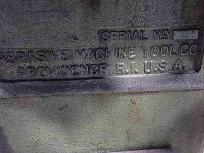 USED ABRASIVE MACHINE TOOL CO NO. 1 (1/2)