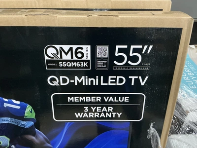 Used (2) TCL 55QM63K Video/CATV/Television Michigan US | Miedema Asset Management Group #1423369