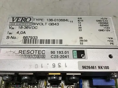 USED RESOTEC 90193.01