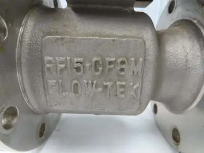 FlowTek 4-150 4" Stainless Ball Valve & Pneumatic Actuator Assembly DAB092