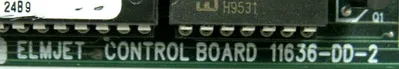 USED ELMJET 11636-DD-2 CONTROL BOARD 11636DD2