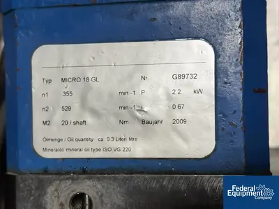 USED Leistritz 18 MM Leistritz Twin Screw Extruder, Model Micro 18 GL