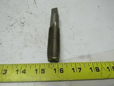 Greenfield No.5303 7/8"-9 3pc 4 Flute Tap Set Plug Taper Bottom  HHS GH4