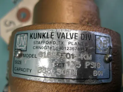 USED Kunkle 6182 FE01-KM
