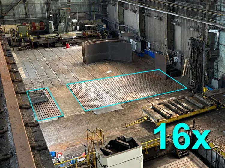 Used T-SLOT TABLE 5000 X 2300 MM Tables, Floor & Layout Plates BE | Apt International N.V #366450