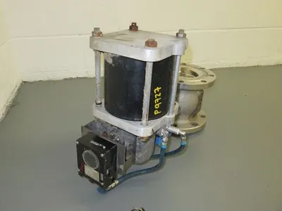 Neles  Jamesbury 6"-150 V-Ball Control Valve