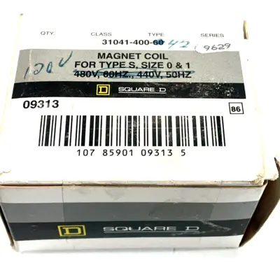 NEW SQUARE D 31041-400-42 MAGNET COIL 120-110V 50-60HZ 3104140042