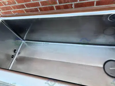 Used SANI MATIC STAINLESS STEEL 400 L COP SYSTEM PARTS WASHER SKID W/ HEATING, PUMP Parts Washers California US | Equipment Lab #1461704