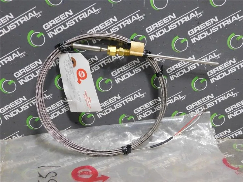 Pyco J-187-304-S-6.6-A-8XS-Z Thermocouple Probe 180" Leads New