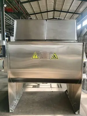 New 60 Cubic Foot Stainless Steel Ribbon Mixer, 12 HP #5512857