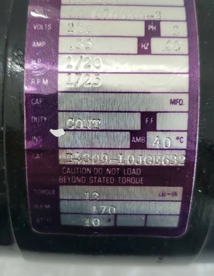 New | in-Stock Bodine NPP-33R Motors (misc) Indiana US | J&J Industrial Supply #512078