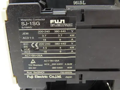 Fuji Electric SJ-1SG | TR-5-1N Motor Starter 7.5Hp 480V Heater 7-11A Lot of 5