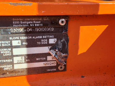 Used 2019 Snorkel S3219E Manlifts North Carolina US | Stack Equipment #1502678