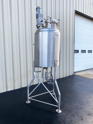 Cherry-Burrell 130 Gallon Jacketed Processor Tank