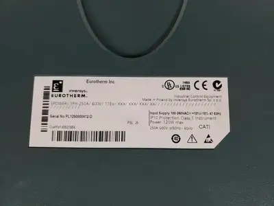 USED EUROTHERM EPOWER/1PH-250A/600V/115V Power Control System w/1 Module
