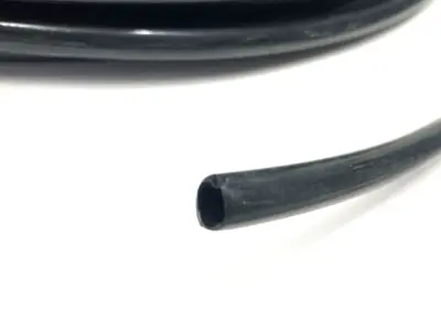USED SMC BLACK NYLON PNEUMATIC TUBING 6MM I.D. 8MM O.D. CUT TO 200'
