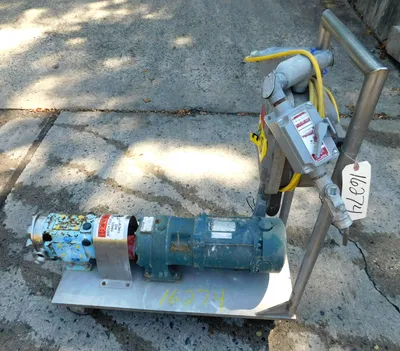 USED WAUKESHA  SANITARY PUMP 015
