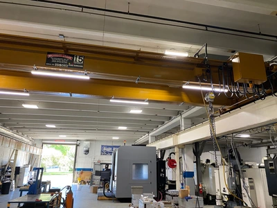 Michigan 
			Crane Inc. 15 Ton x 34' Bridge Crane