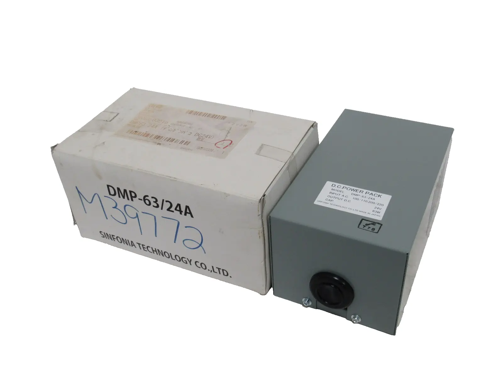 NEW SINFONIA DMP-63/24A DC POWER PACK 100/220VAC 63W DMP6324A