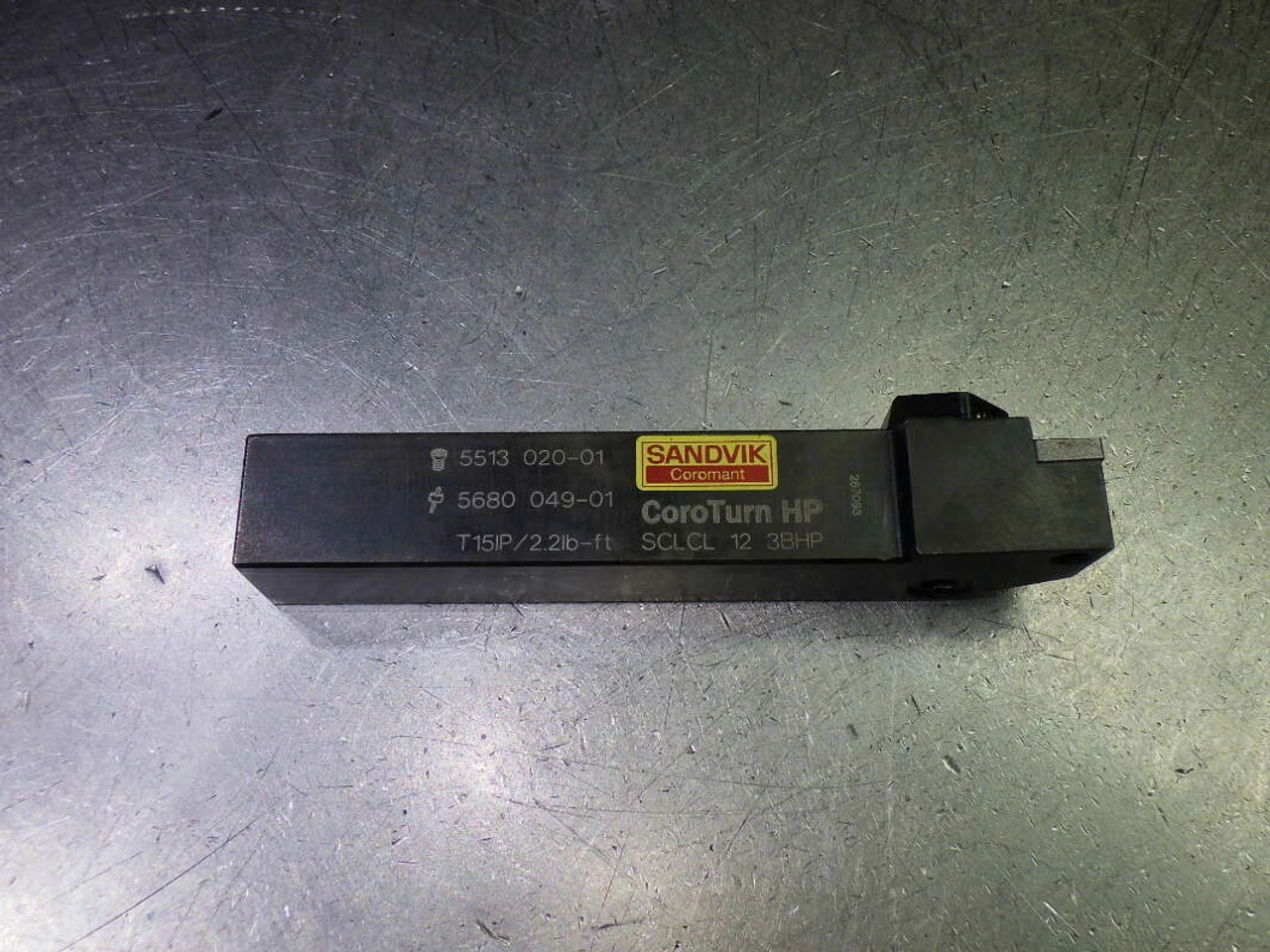 Sandvik 3/4" x 3/4" Coolant Thru Lathe Tool Holder SCLCL 12 3BHP (LOC1270B)