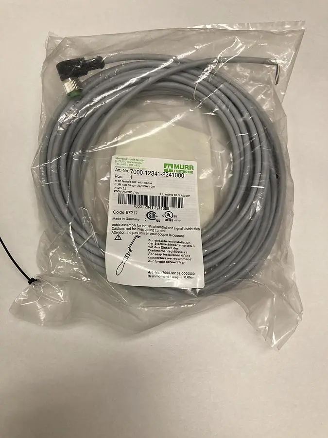 New | in-Stock MURR 7000-12341-2241000 Miscellaneous Equipment (Electrical & Power) | Surplus Asset Holdings #1189720