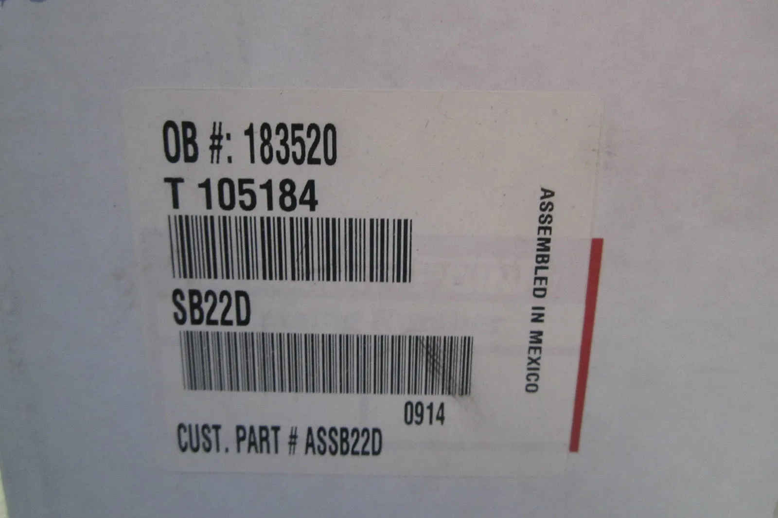 NEW ASCO SB22D PRESSURE TRANSMITTER SWITCH