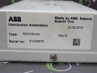 ABB REA105-AA Arc Protection Relay Extension Unit Rev. B Used
