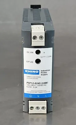 Rhino PSP12-024S Switching Power Supply. 100-240V-50/60 HZ 0.25 -0.3A. 3C-23