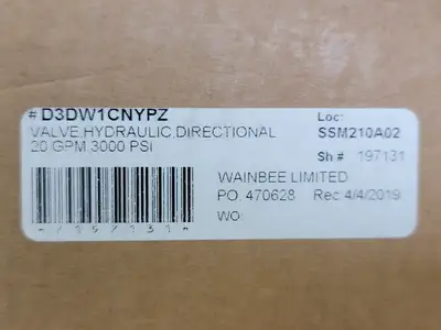 NEW PARKER FILTRATION D3DW1CNYPZ