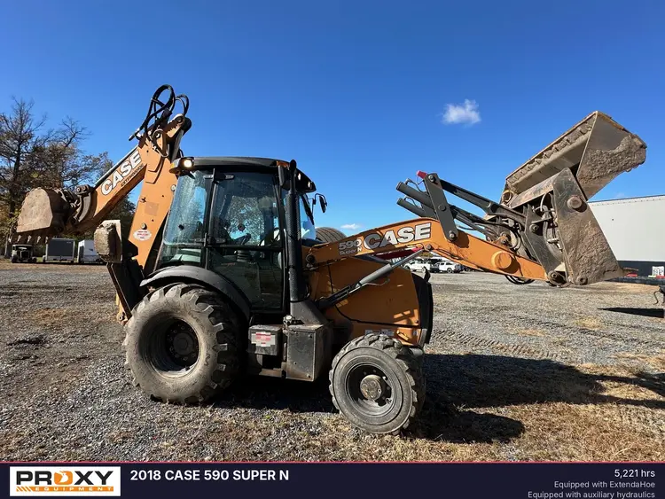 Used 2018 CASE 590 SUPER N Backhoe Loaders Pennsylvania US | Proxy Equipment #1379306