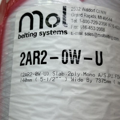 NEW Mol Belting Systems 2AR2-0W-U