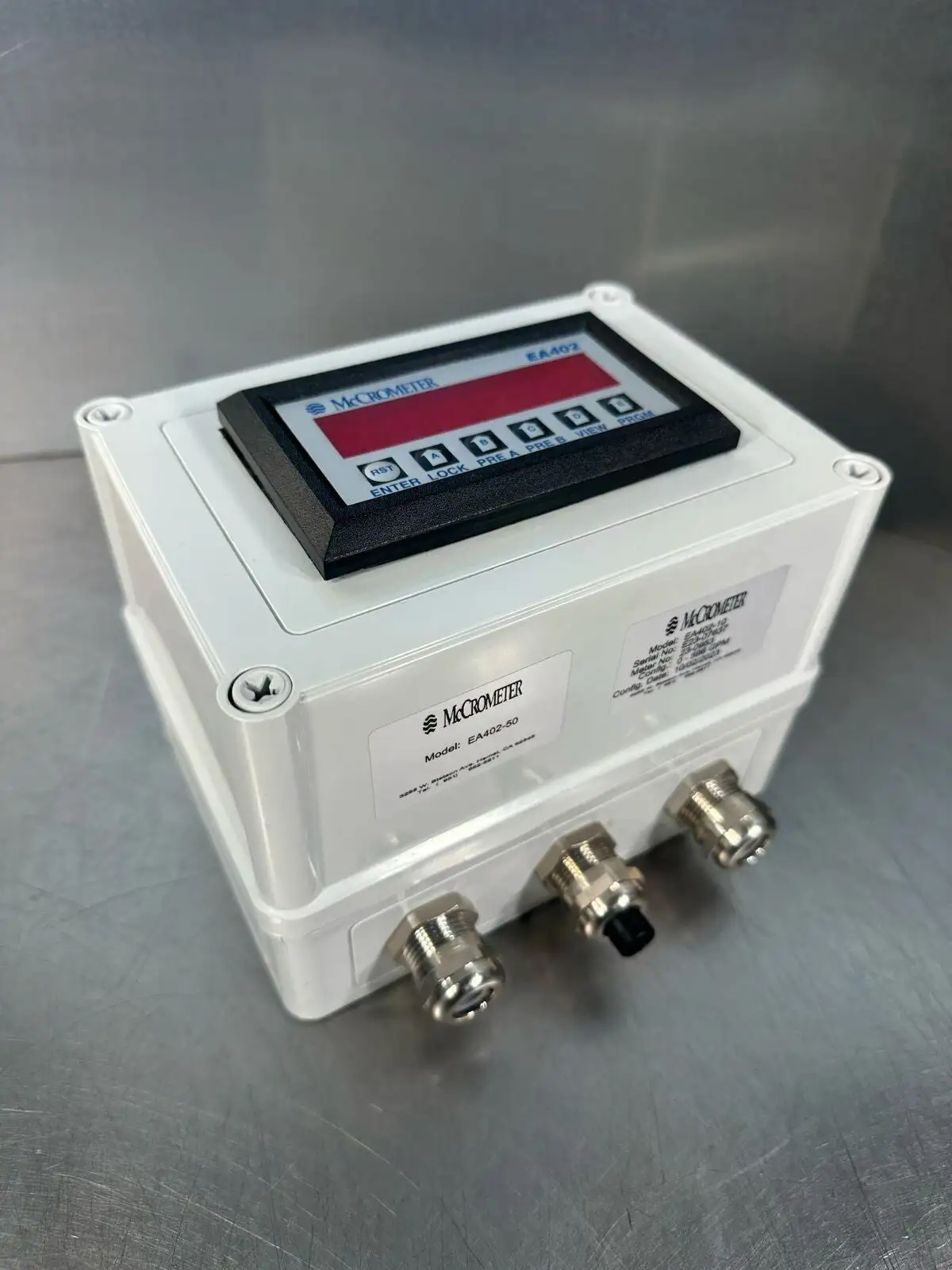 Mccrometer Panel Meter EA402 LCN4X1/8DINH3 EA402-50 / EA402-10 (3.2.3)