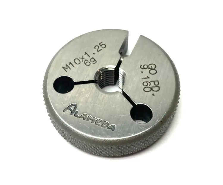 Used ALAMEDA M10 X 1.25G THREADED RING GAUGE GO PD 9.160 Pin & Plug Gages Michigan US | Maverick Industrial Sales #1122953