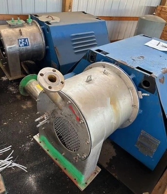 (2) Krauss-Maffei SZ 21 single-stage pusher centrifuges, SS.