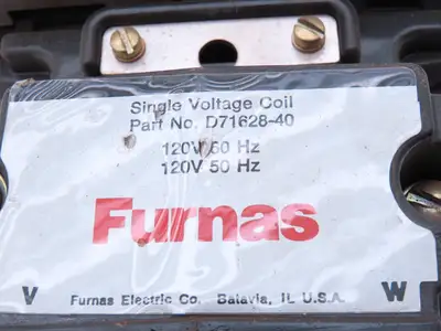 Furnas 40JB32AF Motor Starter Contactor 135A 600VAC 3ph 100Hp NEMA 4 120V Coil