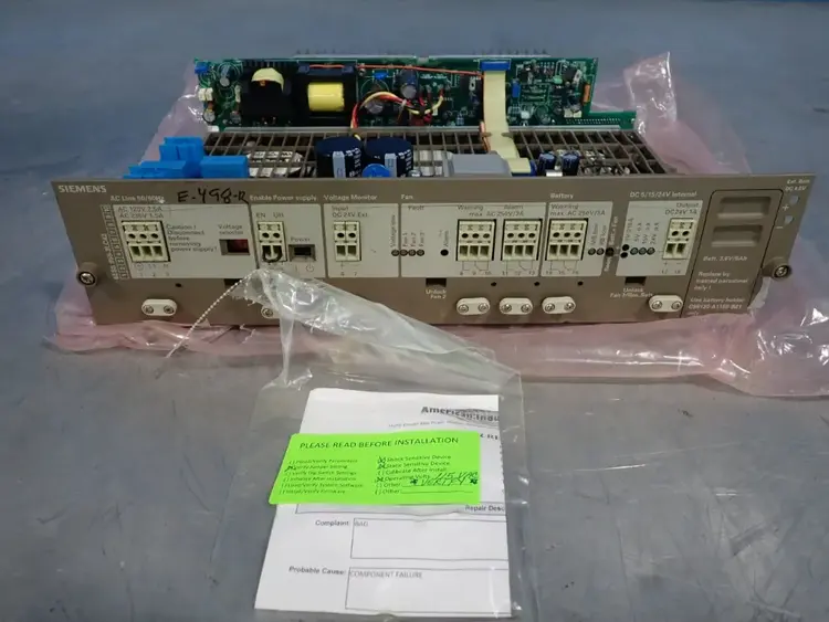 Used SIEMENS 6ES59553LC42 Power Supplies | HGR 24 #738933