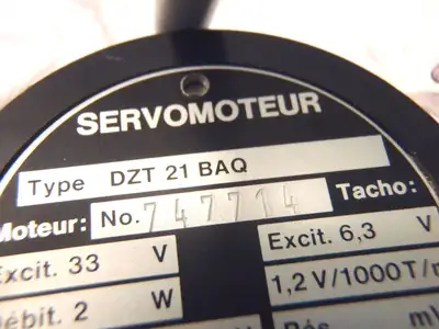 USED BBC ABB BROWN BOVERI SERVOMOTEUR MAGNETIC SA LIESTAL 33V