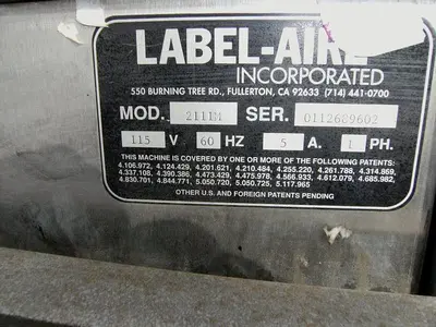USED LABEL-AIRE 2111M